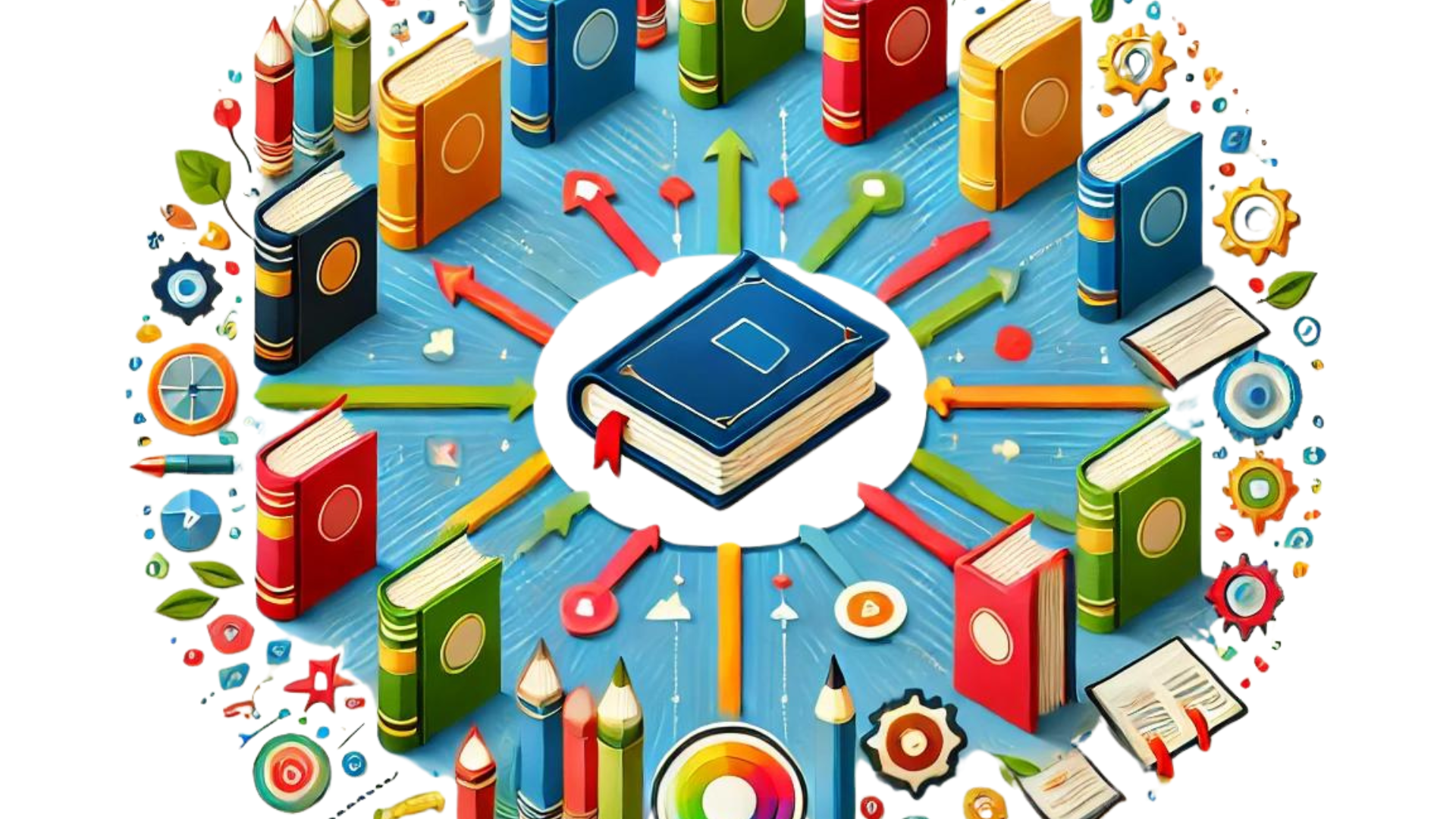 A central signature book connected to multiple companion titles as a Book Ecosystem
